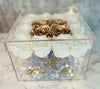 Medium Acrylic Square Box - Preserved Roses - Flor De Lux